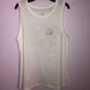ivory ella tank top